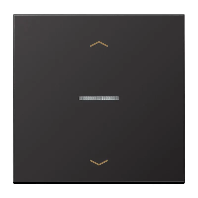 Jung HOME Taster 1fach, mit Pfeilsymbolen, Aluminium lackiert, Serie LS, dark (lackiertes Aluminium) BTAL17101PD