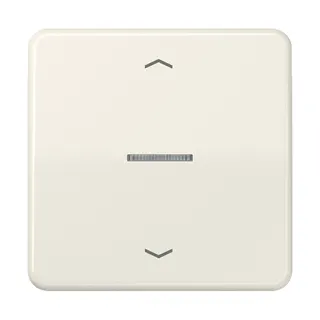Jung HOME Taster 1fach, mit Pfeilsymbolen, Duroplast, Serie CD, weiß BTCD17101P