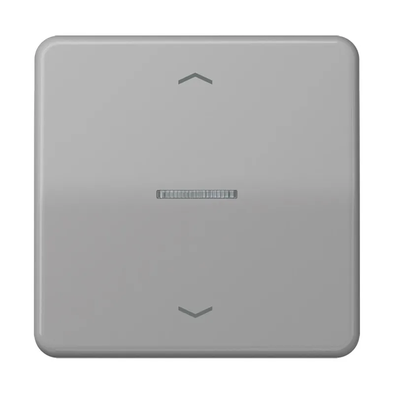 Jung HOME Taster 1fach, mit Pfeilsymbolen, Duroplast, Serie CD, grau BTCD17101PGR