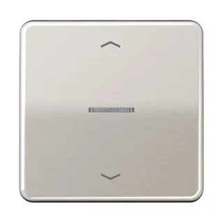 Jung HOME Taster 1fach, mit Pfeilsymbolen, Aluminium eloxiert, Serie CD, platin BTCD17101PPT