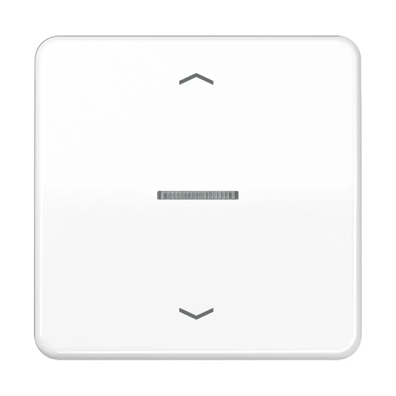 Jung HOME Taster 1fach, mit Pfeilsymbolen, Duroplast, Serie CD, alpinweiß BTCD17101PWW