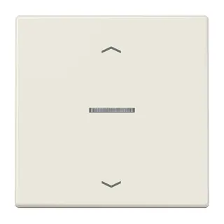 Jung HOME Taster 1fach, mit Pfeilsymbolen, Duroplast, Serie LS, weiß BTLS17101P