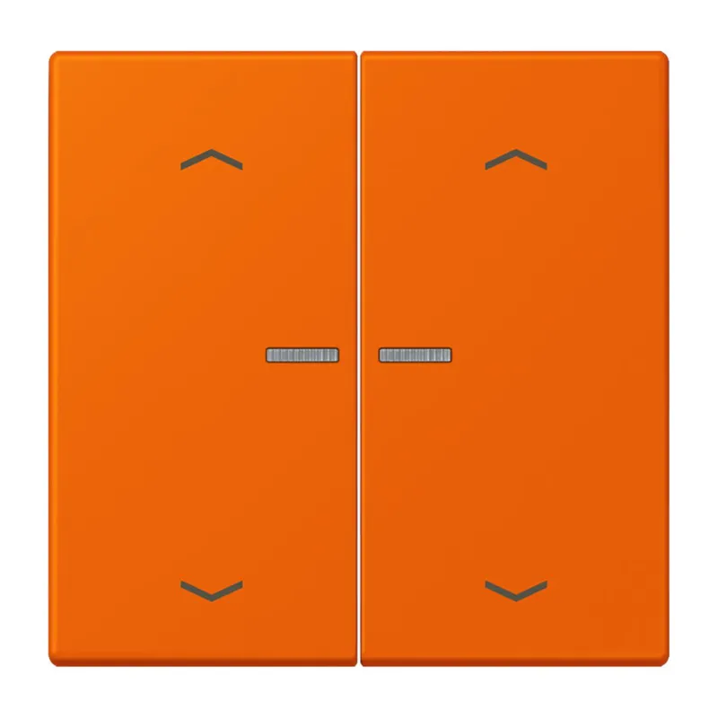Jung HOME Taster 2fach, mit Pfeilsymbolen, Serie LS, orange BTLC17102P224
