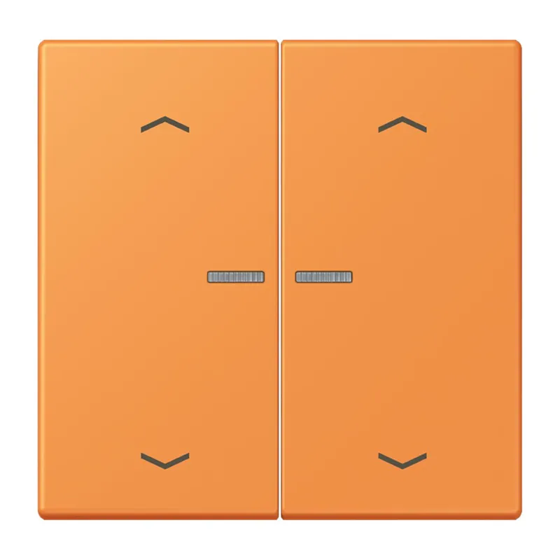 Jung HOME Taster 2fach, mit Pfeilsymbolen, Serie LS, orange clair BTLC17102P225
