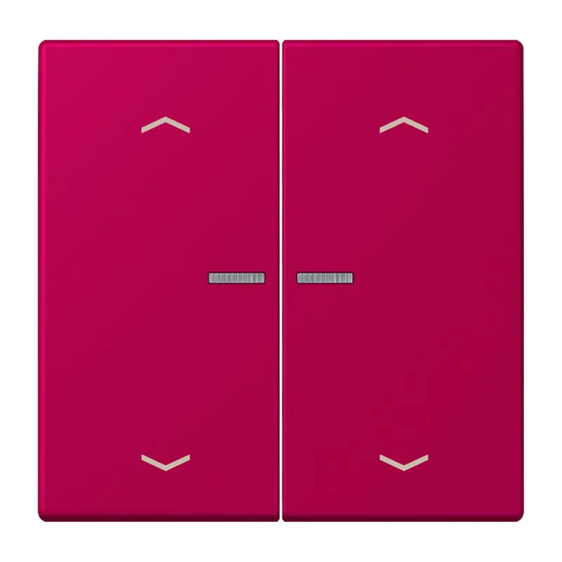 Jung HOME Taster 2fach, mit Pfeilsymbolen, Serie LS, rouge rubia BTLC17102P230