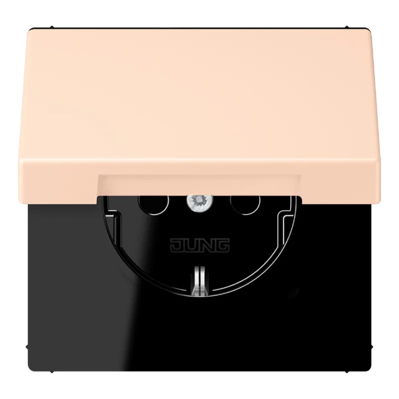 Jung SCHUKO Steckdose, 16 A 250 V ~, Serie LS, rose pâle LC1520BFKIKL228