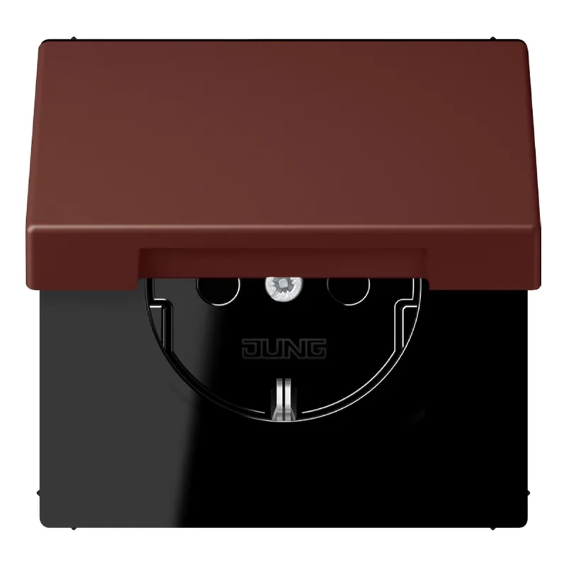 Jung SCHUKO Steckdose, 16 A 250 V ~, Serie LS, terre sienne br?lée 31 LC1520BFKIKL235