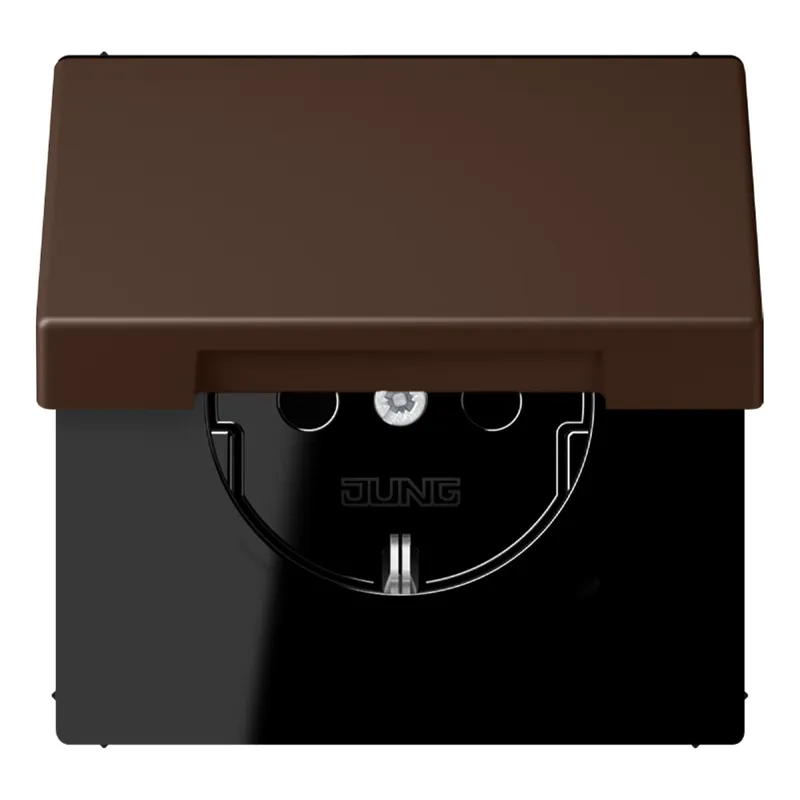 Jung SCHUKO Steckdose, 16 A 250 V ~, Serie LS, terre d'ombre br?lée 31 LC1520BFKIKL239