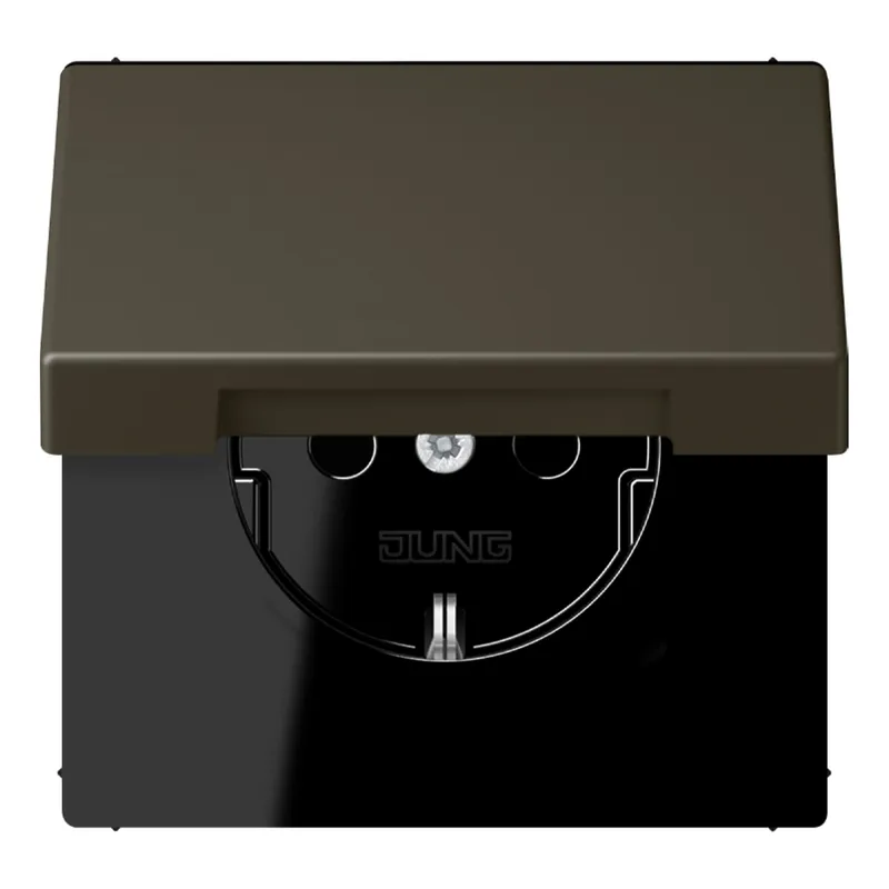Jung SCHUKO Steckdose, 16 A 250 V ~, Serie LS, ombre naturelle 31 LC1520BFKIKL241
