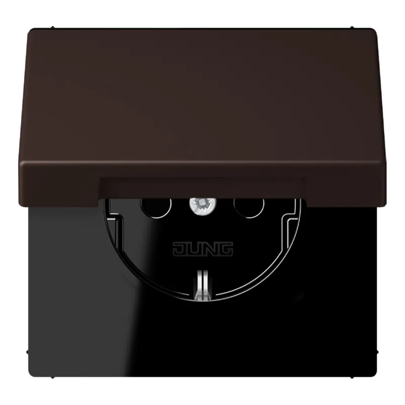 Jung SCHUKO Steckdose, 16 A 250 V ~, Serie LS, terre d?ombre br?lée 59 LC1520BFKIKL252
