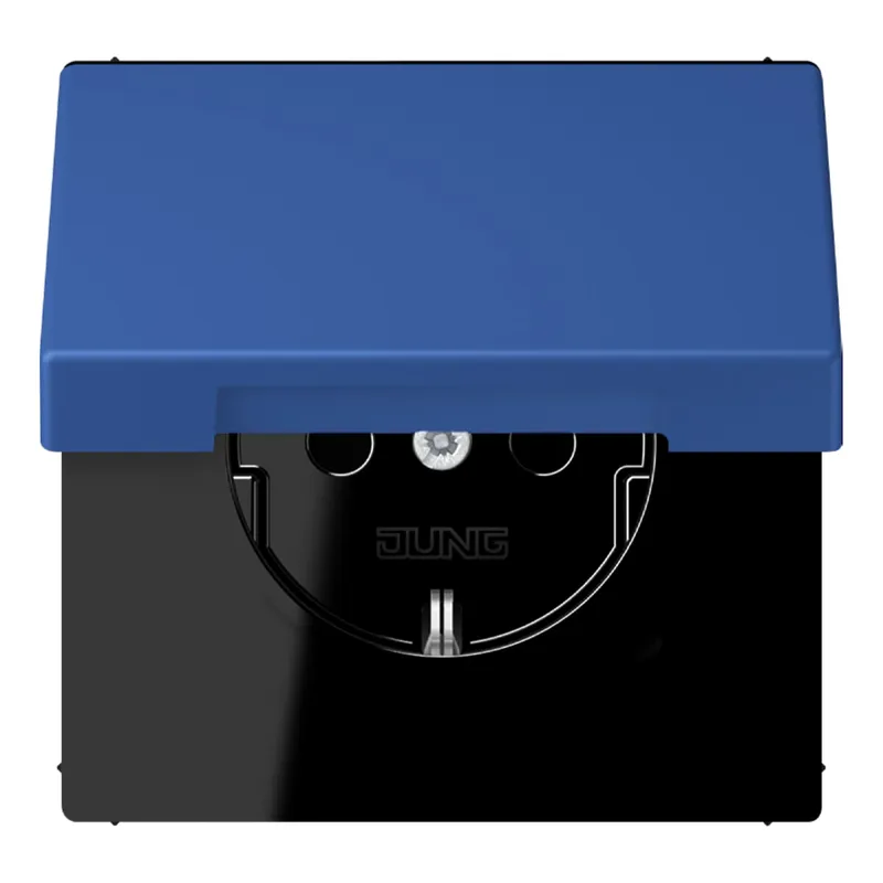 Jung SCHUKO Steckdose, 16 A 250 V ~, Serie LS, bleu outremer 59 LC1520BFKIKL253