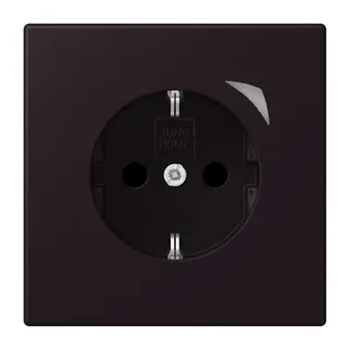 Jung HOME SCHUKO® Steckdose, 16 A 250 V ~, Schraubklemmen, mit Funktionsanzeige, SAFETY+, Thermoplast lackiert BTLC1521S248
