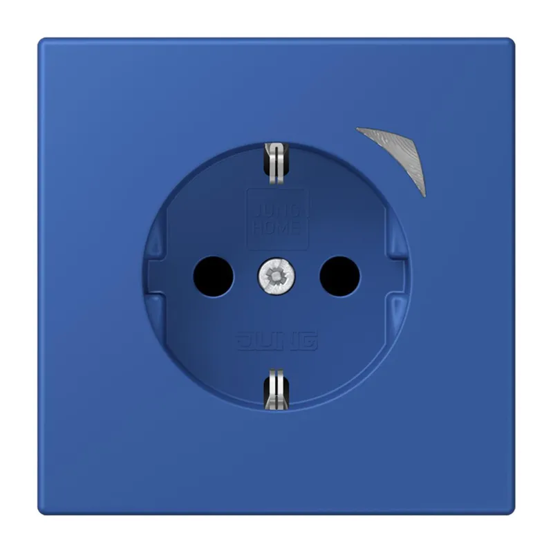 Jung HOME SCHUKO® Steckdose, 16 A 250 V ~, Energy, Schraubklemmen, mit Funktionsanzeige, SAFETY+, Thermoplast BTLC1521SE253