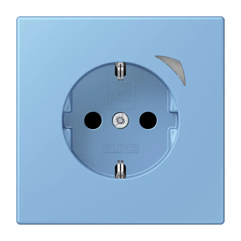Jung HOME SCHUKO® Steckdose, 16 A 250 V ~, Energy, Schraubklemmen, mit Funktionsanzeige, SAFETY+, Thermoplast BTLC1521SE256