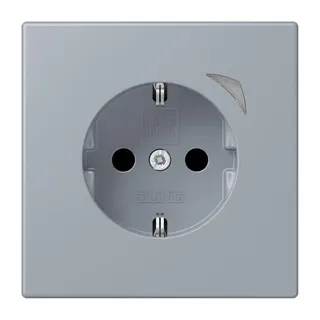 Jung HOME SCHUKO® Steckdose, 16 A 250 V ~, Schraubklemmen, mit Funktionsanzeige, SAFETY+, Thermoplast lackiert BTLC1521S257