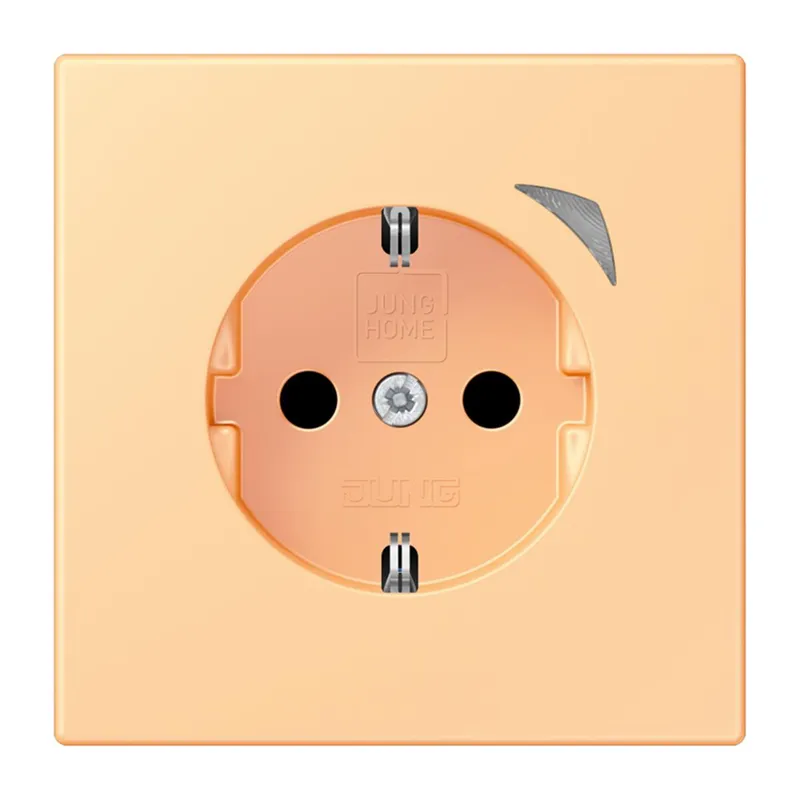 Jung HOME SCHUKO® Steckdose, 16 A 250 V ~, Energy, Schraubklemmen, mit Funktionsanzeige, SAFETY+, Thermoplast BTLC1521SE258