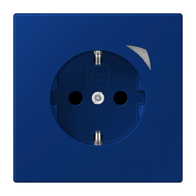 Jung HOME SCHUKO® Steckdose, 16 A 250 V ~, Energy, Schraubklemmen, mit Funktionsanzeige, SAFETY+, Thermoplast BTLC1521SE261