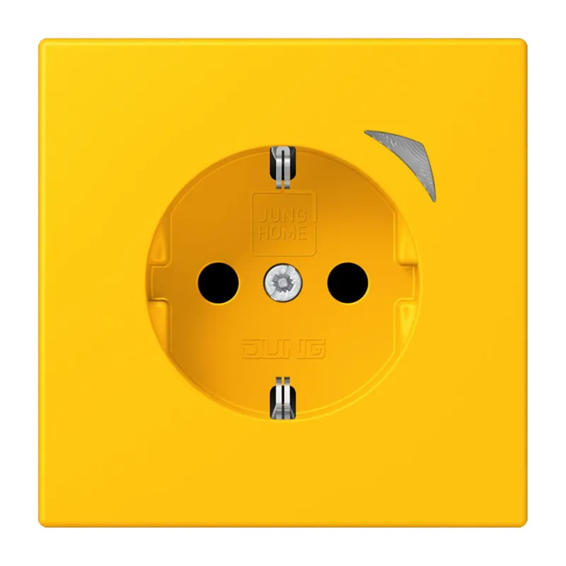 Jung HOME SCHUKO® Steckdose, 16 A 250 V ~, Energy, Schraubklemmen, mit Funktionsanzeige, SAFETY+, Thermoplast BTLC1521SE263