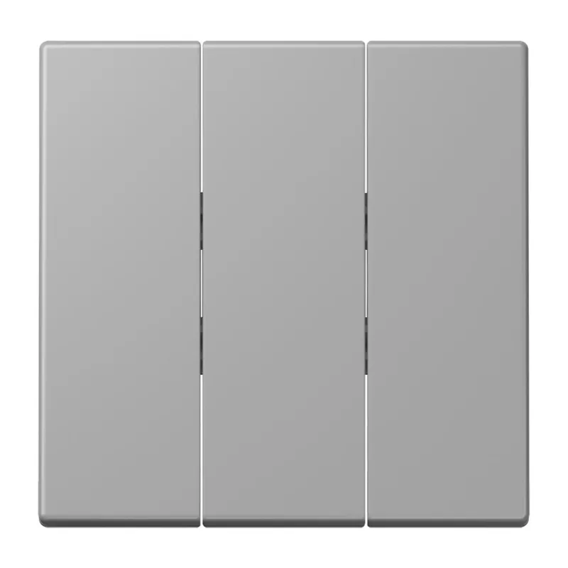 Jung Wippe 3fach, Thermoplast lackiert, Serie LS, gris moyen LC993BF204