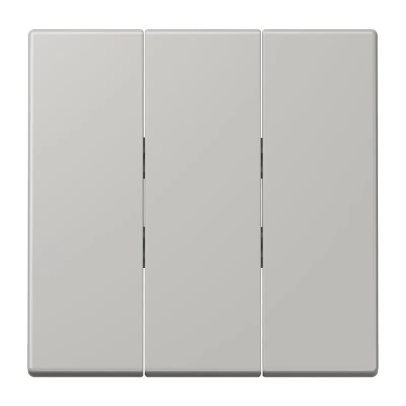 Jung Wippe 3fach, Thermoplast lackiert, Serie LS, gris clair 31 LC993BF205