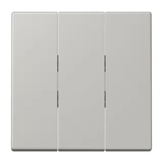 Jung Wippe 3fach, Thermoplast lackiert, Serie LS, gris clair 31 LC993BF205