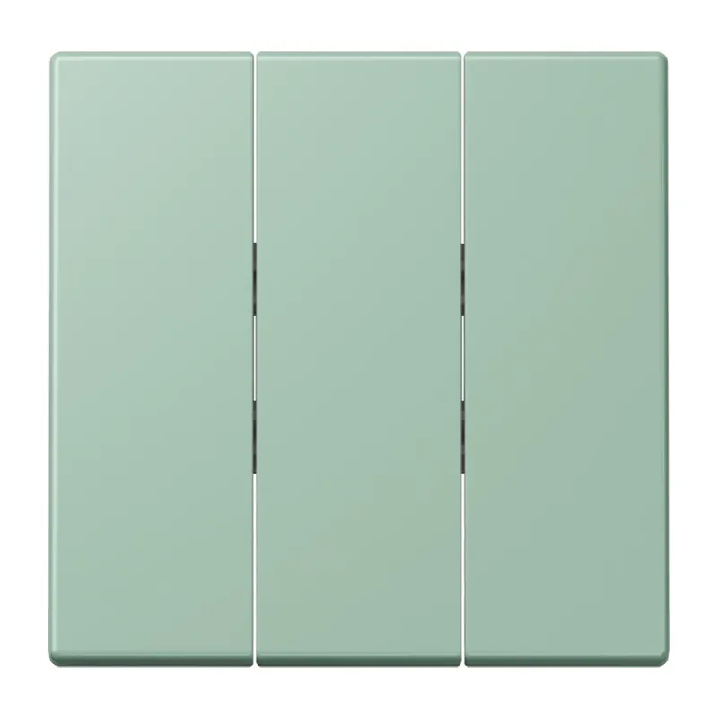 Jung Wippe 3fach, Thermoplast lackiert, Serie LS, vert anglais clair LC993BF217