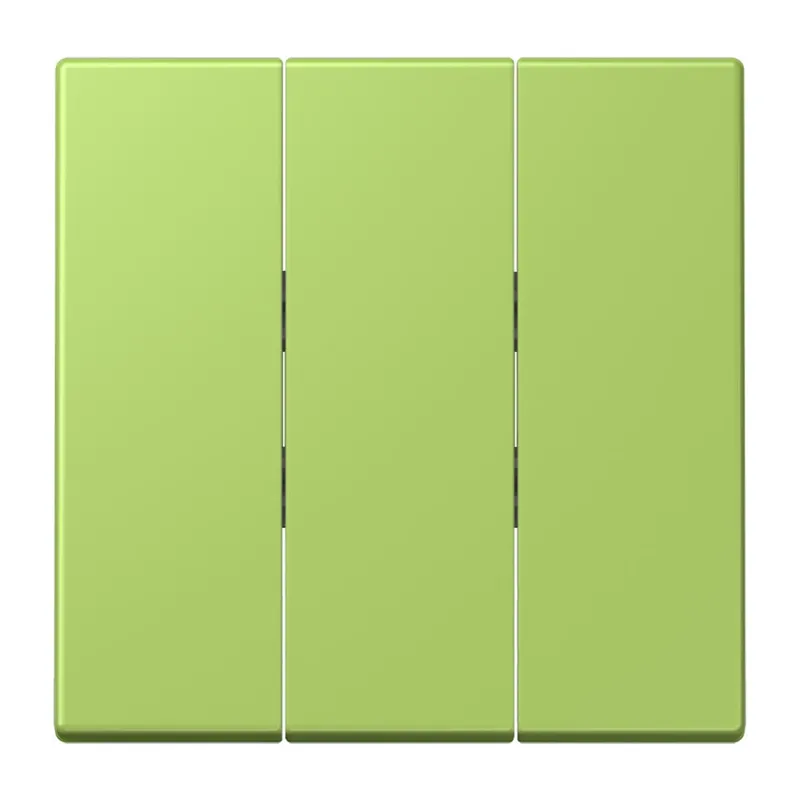 Jung Wippe 3fach, Thermoplast lackiert, Serie LS, vert clair LC993BF221