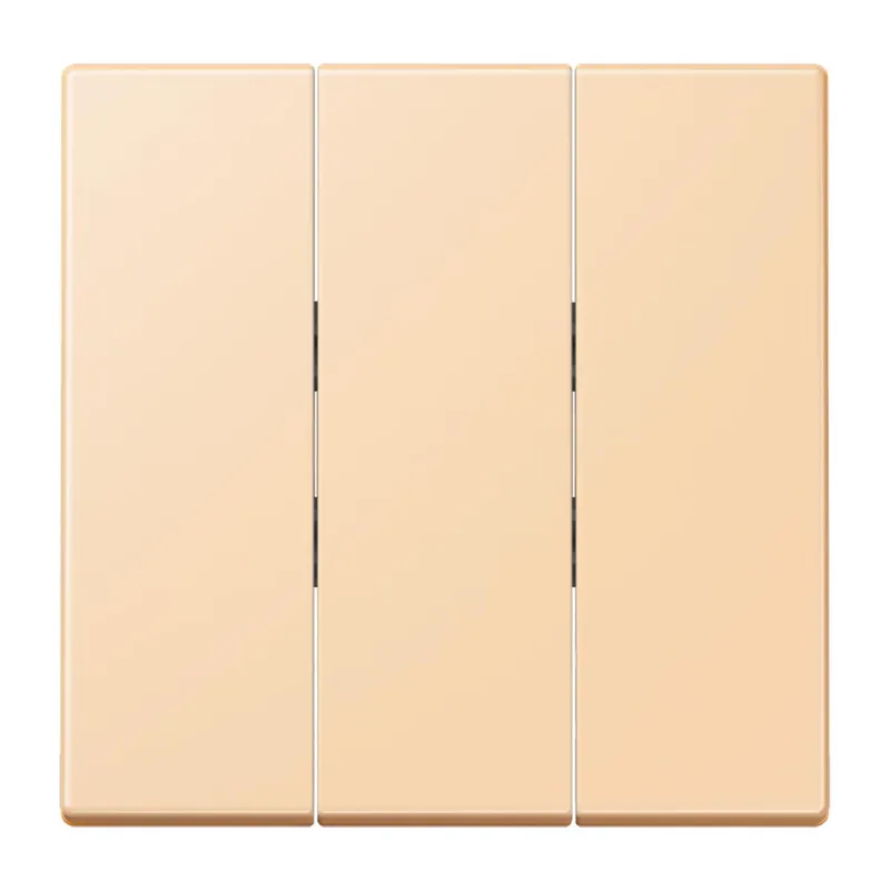 Jung Wippe 3fach, Thermoplast lackiert, Serie LS, ocre LC993BF223