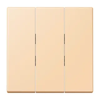 Jung Wippe 3fach, Thermoplast lackiert, Serie LS, ocre LC993BF223