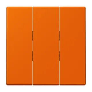 Jung Wippe 3fach, Thermoplast lackiert, Serie LS, orange LC993BF224