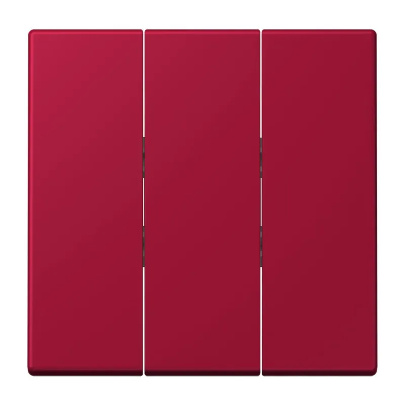 Jung Wippe 3fach, Thermoplast lackiert, Serie LS, rouge carmin LC993BF229