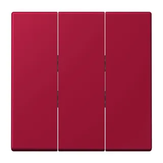 Jung Wippe 3fach, Thermoplast lackiert, Serie LS, rouge carmin LC993BF229