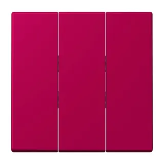 Jung Wippe 3fach, Thermoplast lackiert, Serie LS, rouge rubia LC993BF230