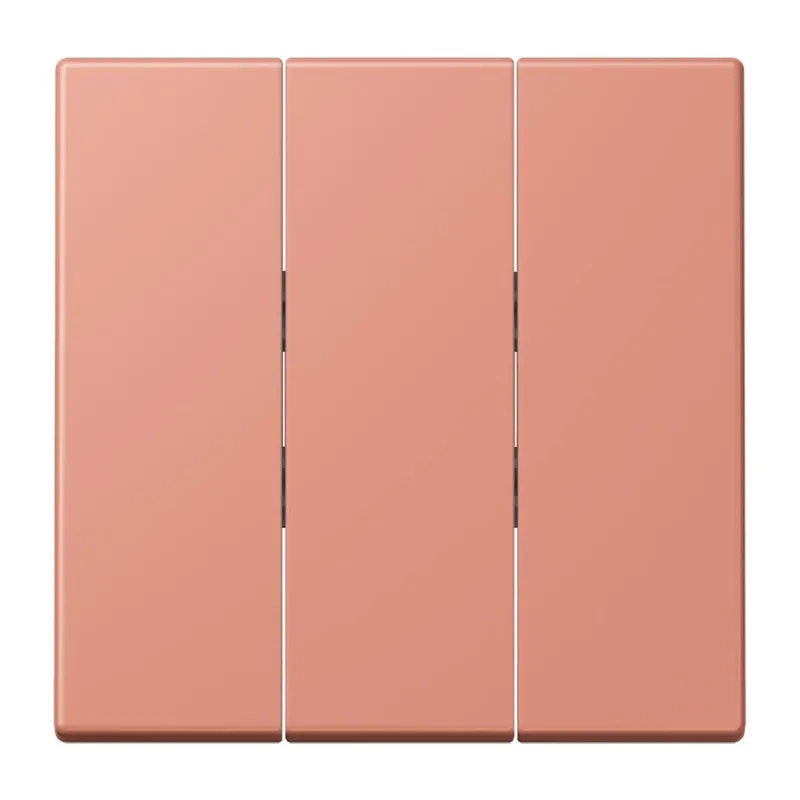 Jung Wippe 3fach, Thermoplast lackiert, Serie LS, l'ocre rouge moyen LC993BF233