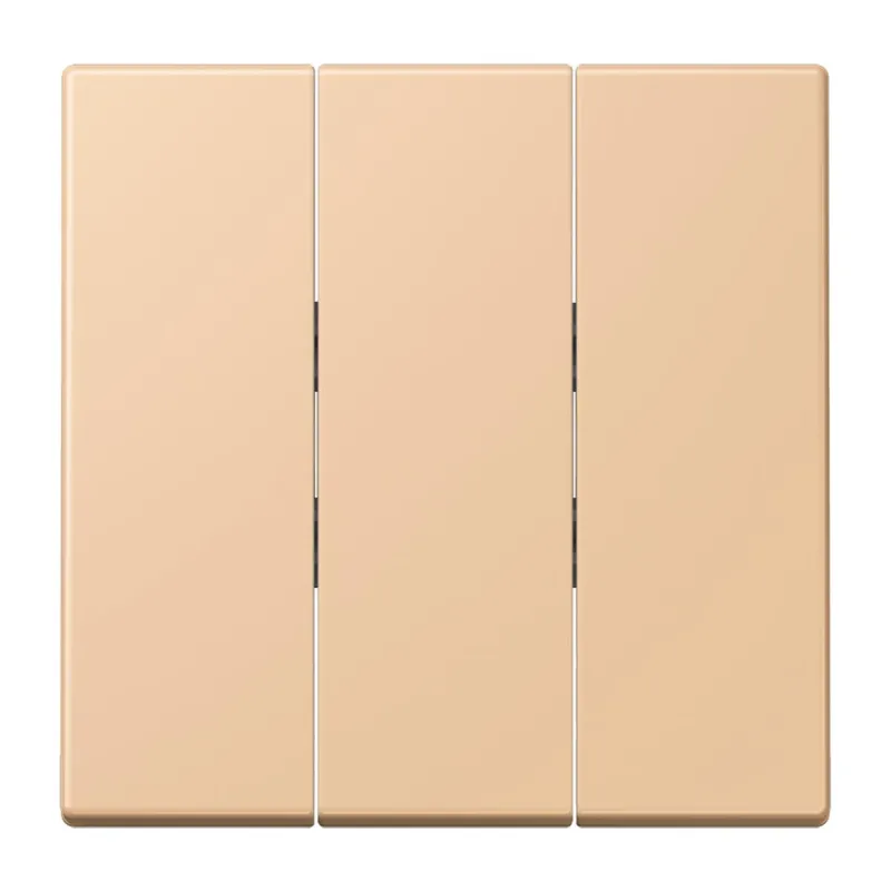 Jung Wippe 3fach, Thermoplast lackiert, Serie LS, terre sienne claire 31 LC993BF237