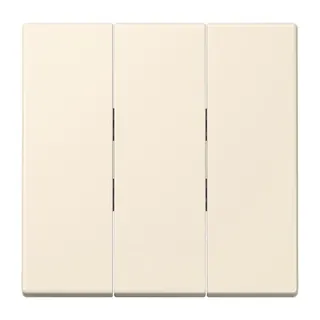 Jung Wippe 3fach, Thermoplast lackiert, Serie LS, blanc ivoire LC993BF245