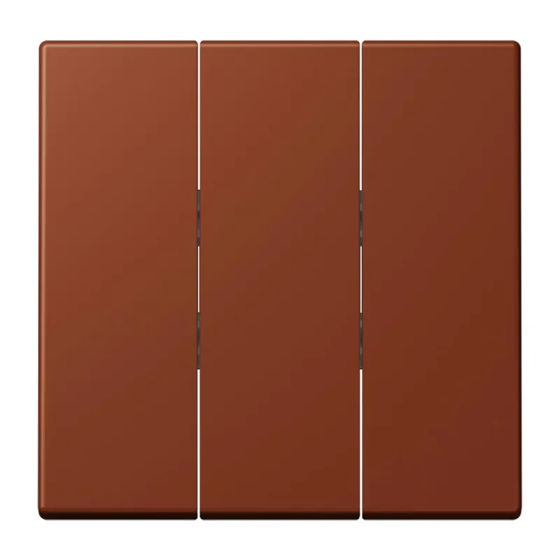 Jung Wippe 3fach, Thermoplast lackiert, Serie LS, terre sienne br?lée 59 LC993BF247