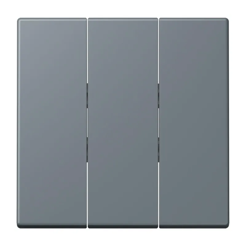 Jung Wippe 3fach, Thermoplast lackiert, Serie LS, gris 59 LC993BF251