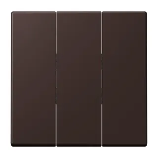 Jung Wippe 3fach, Thermoplast lackiert, Serie LS, terre d?ombre br?lée 59 LC993BF252