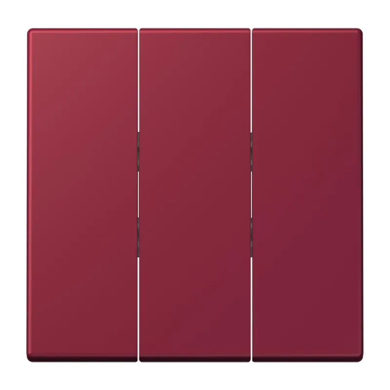 Jung Wippe 3fach, Thermoplast lackiert, Serie LS, le rubis LC993BF255
