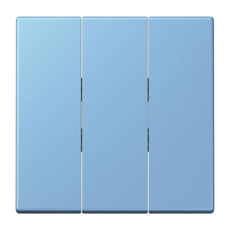 Jung Wippe 3fach, Thermoplast lackiert, Serie LS, bleu céruléen 59 LC993BF256