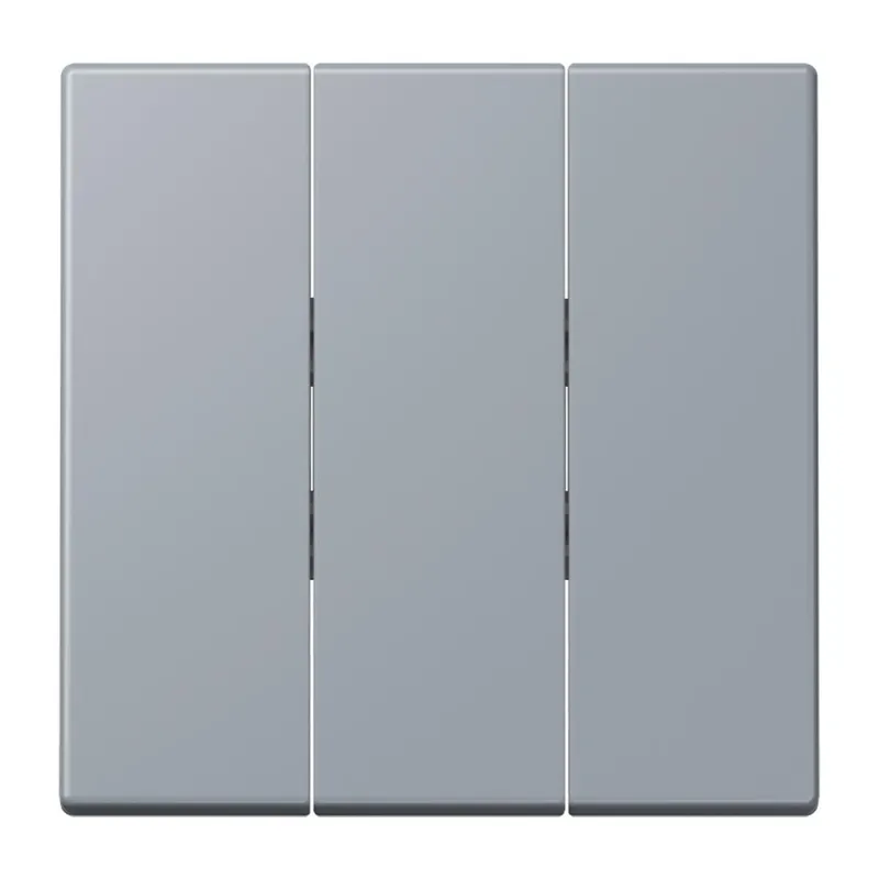 Jung Wippe 3fach, Thermoplast lackiert, Serie LS, gris clair 59 LC993BF257