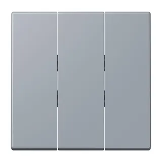 Jung Wippe 3fach, Thermoplast lackiert, Serie LS, gris clair 59 LC993BF257