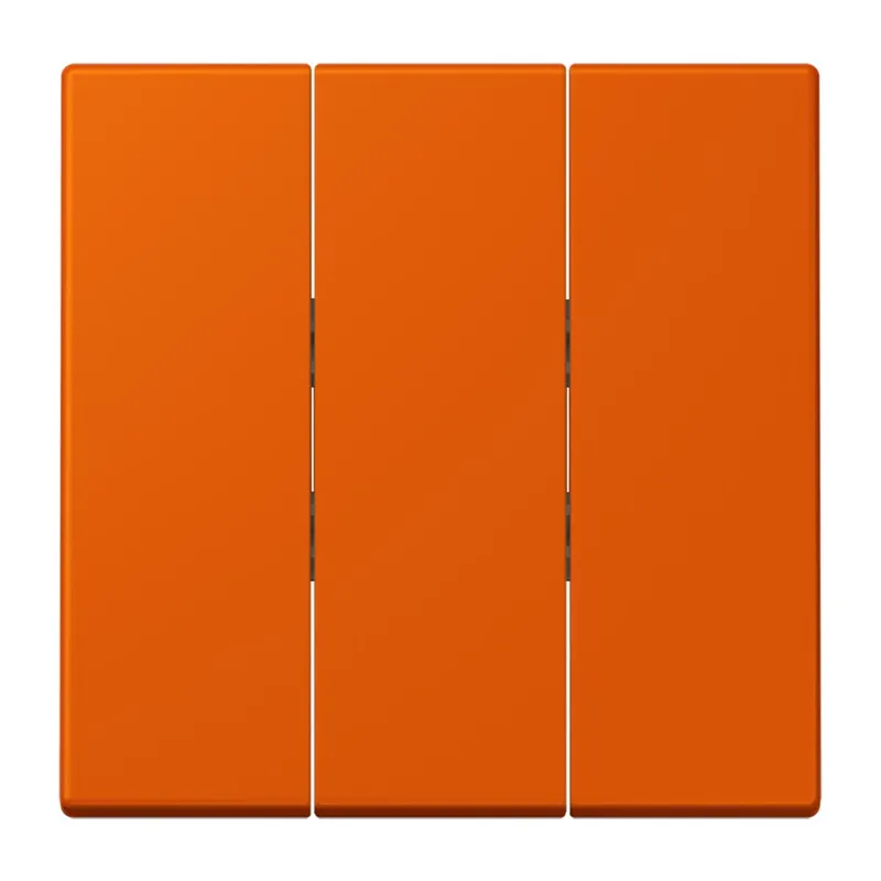 Jung Wippe 3fach, Thermoplast lackiert, Serie LS, orange vif LC993BF260
