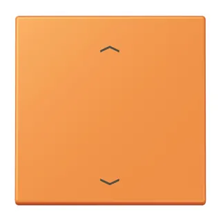 Jung Wippe 1fach, mit Pfeilsymbolen, Serie LS, orange clair LC990P225