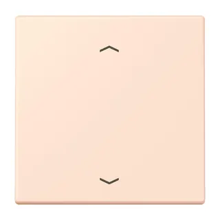 Jung Wippe 1fach, mit Pfeilsymbolen, Serie LS, orange pâle LC990P226