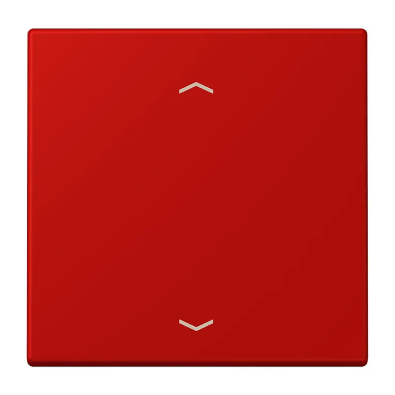 Jung Wippe 1fach, mit Pfeilsymbolen, Serie LS, rouge vermillon 31 LC990P227