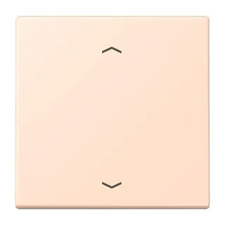 Jung Wippe 1fach, mit Pfeilsymbolen, Serie LS, rose pâle LC990P228