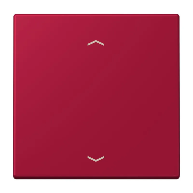 Jung Wippe, mit Pfeilsymbolen für Taster 1fach, Serie LS, rouge carmin LC101P229