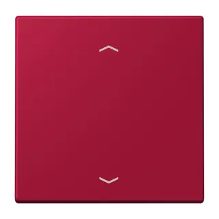 Jung Wippe 1fach, mit Pfeilsymbolen, Serie LS, rouge carmin LC990P229